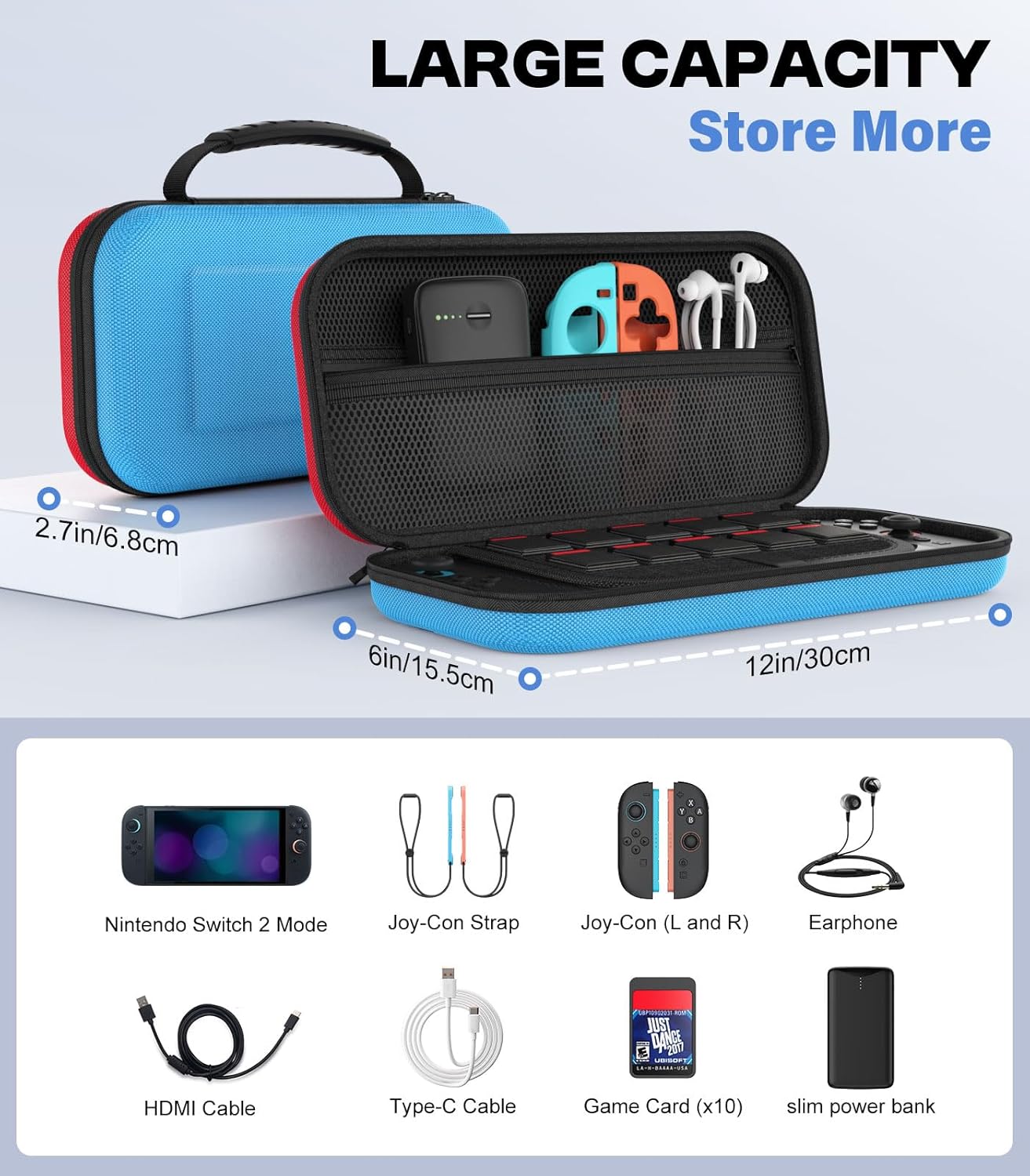Estuche de transporte para Nintendo Switch 2 (2025)