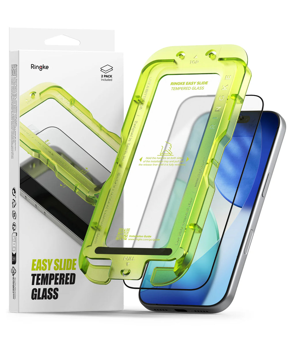 Protector de pantalla iPhone 17 Pro Max | Easy Slide Tempered Glass