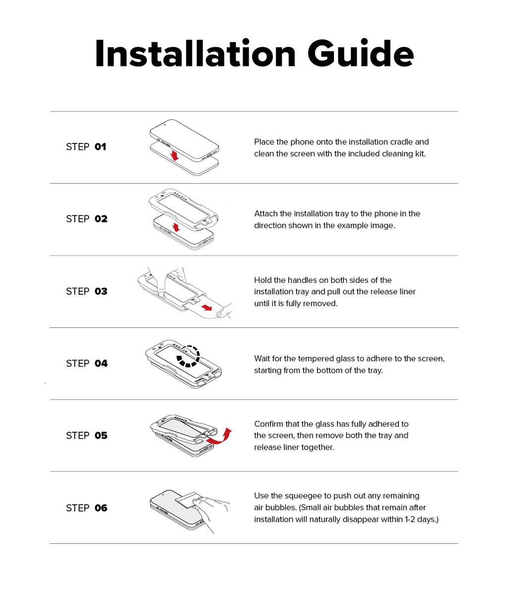 Protector de pantalla iPhone 17 Pro Max | Easy Slide Tempered Glass