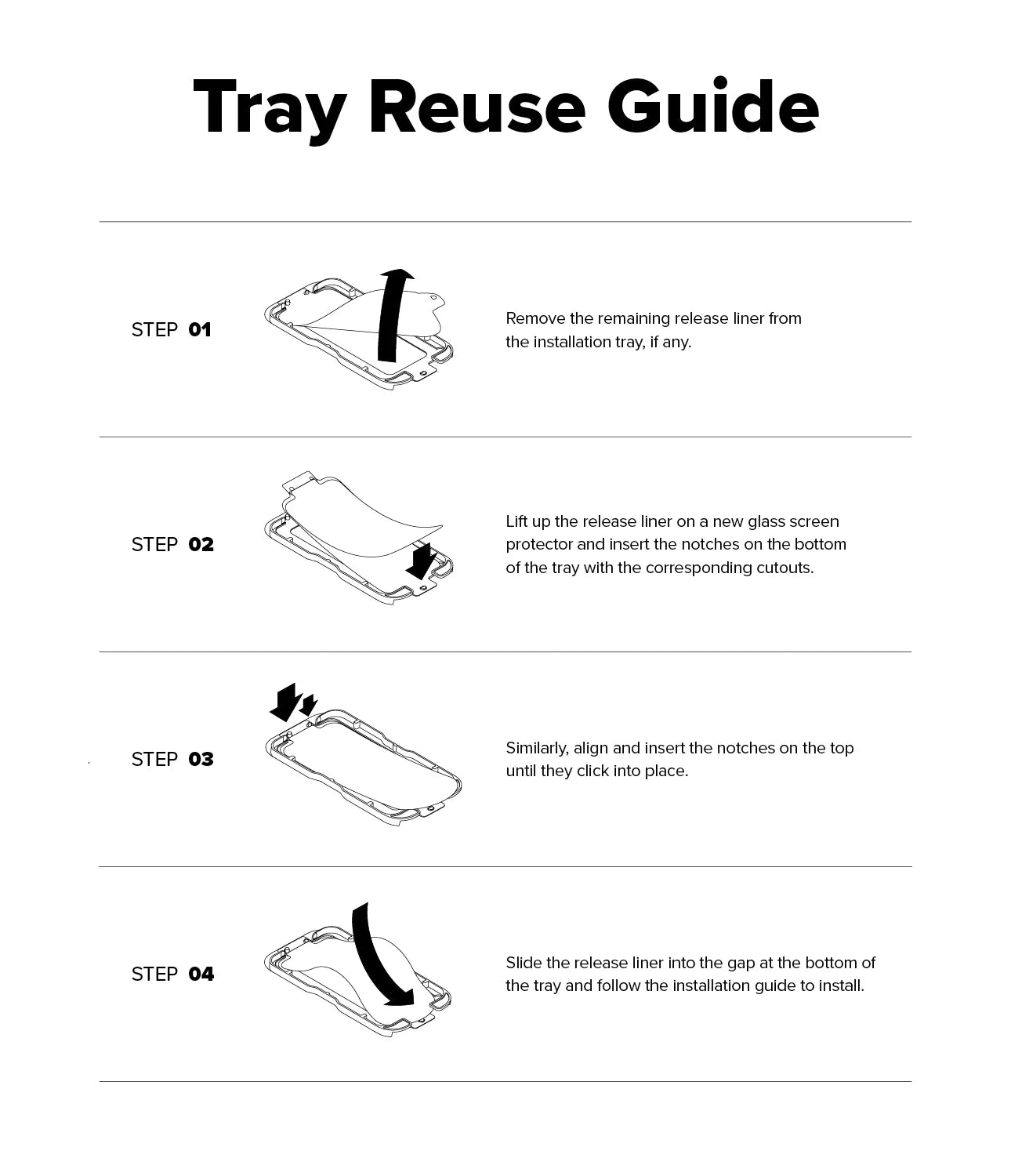 Protector de pantalla iPhone 17 Pro Max | Easy Slide Tempered Glass