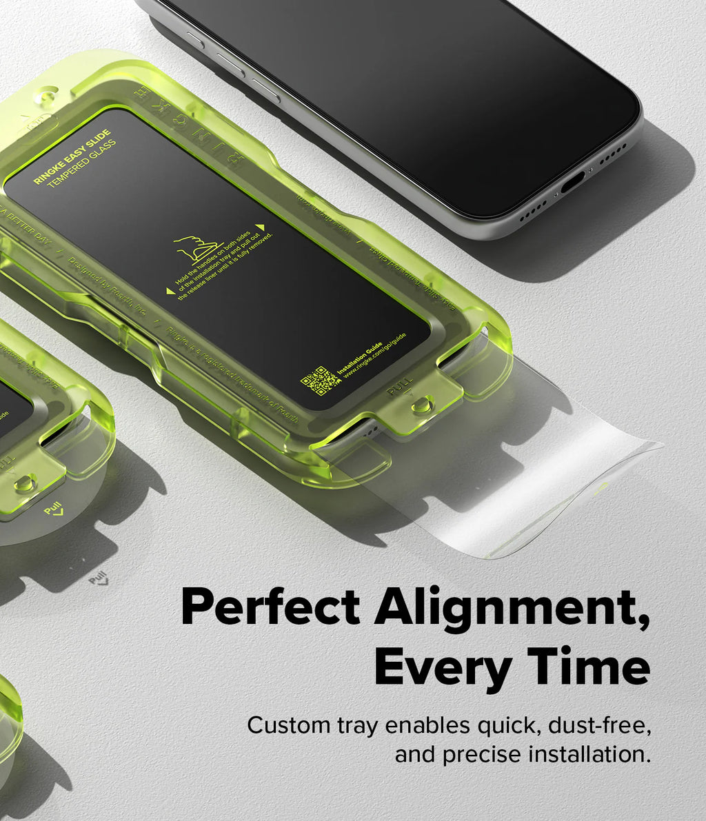 Protector de pantalla iPhone 17 Pro Max | Easy Slide Tempered Glass