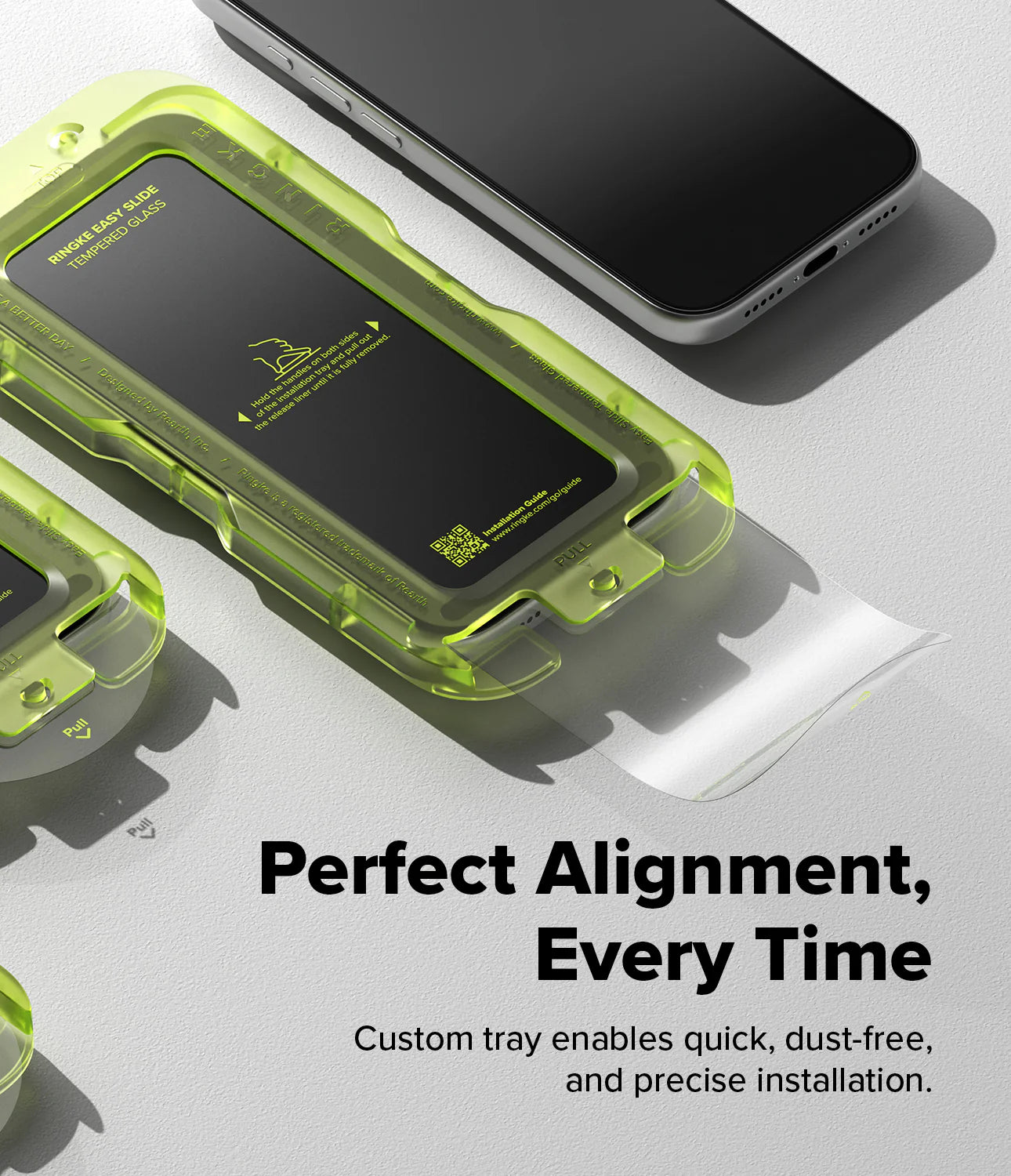 Protector de pantalla iPhone 17 Pro Max | Easy Slide Tempered Glass