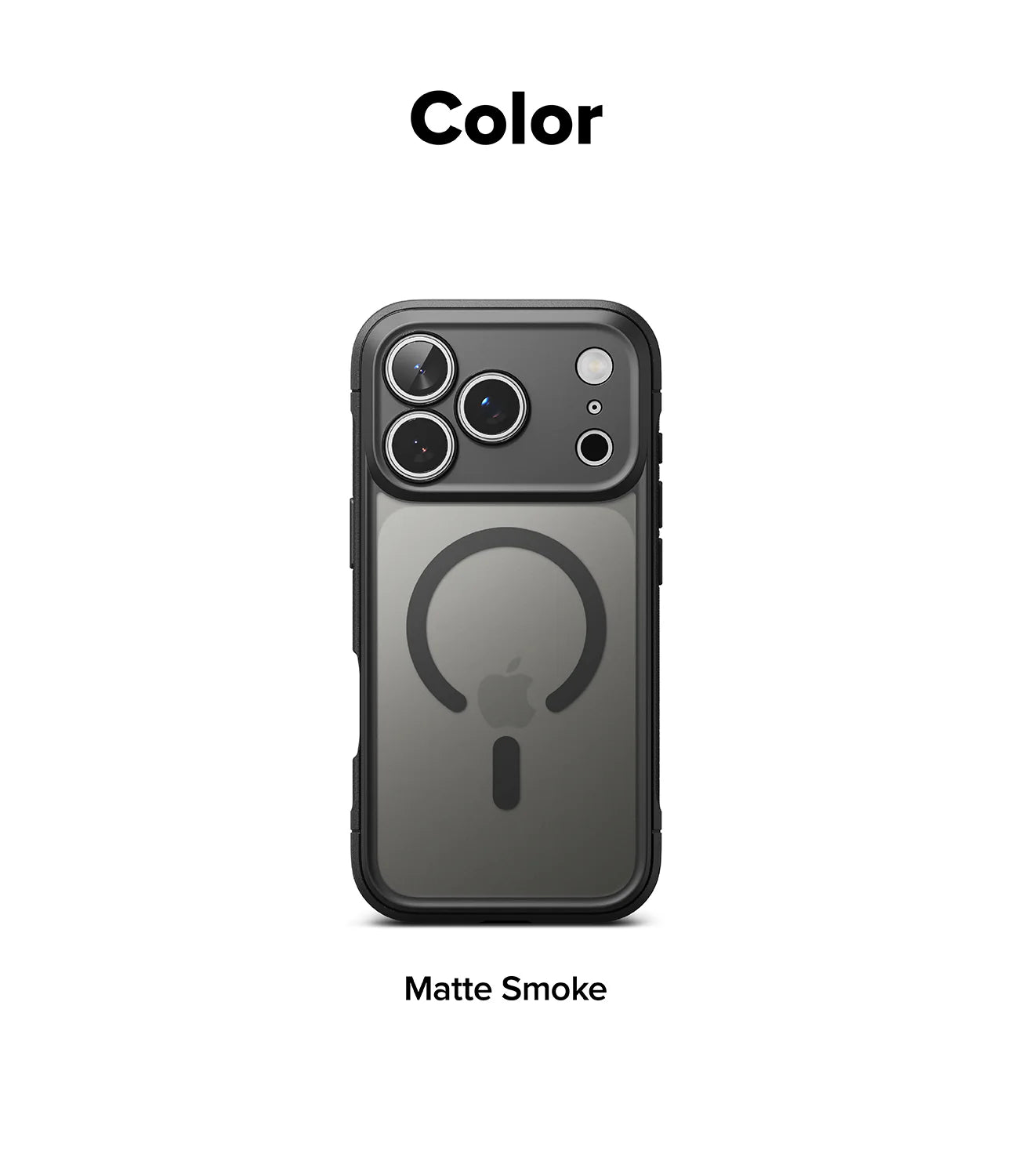 Cover iPhone 17 Pro Max | Bold Magnetic Matte Smoke
