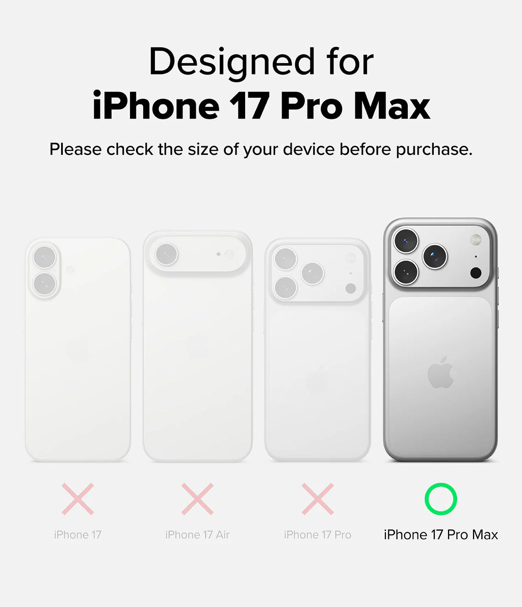 Cover iPhone 17 Pro Max | Bold Magnetic Matte Smoke