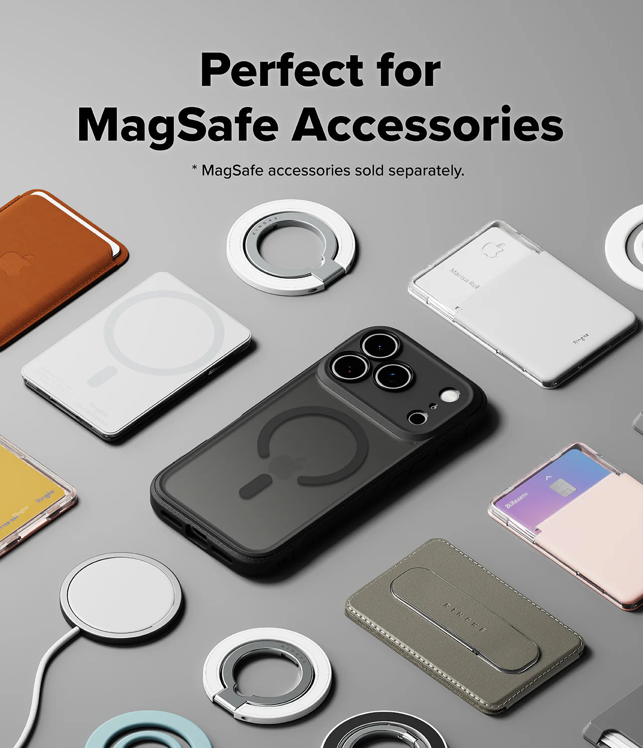 Cover iPhone 17 Pro Max | Bold Magnetic Matte Smoke
