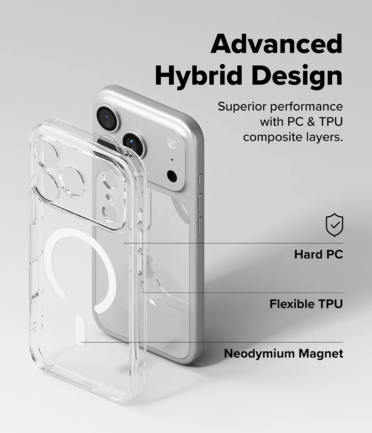 Cover iPhone 17 Pro Max | Fusion Magnetic Clear