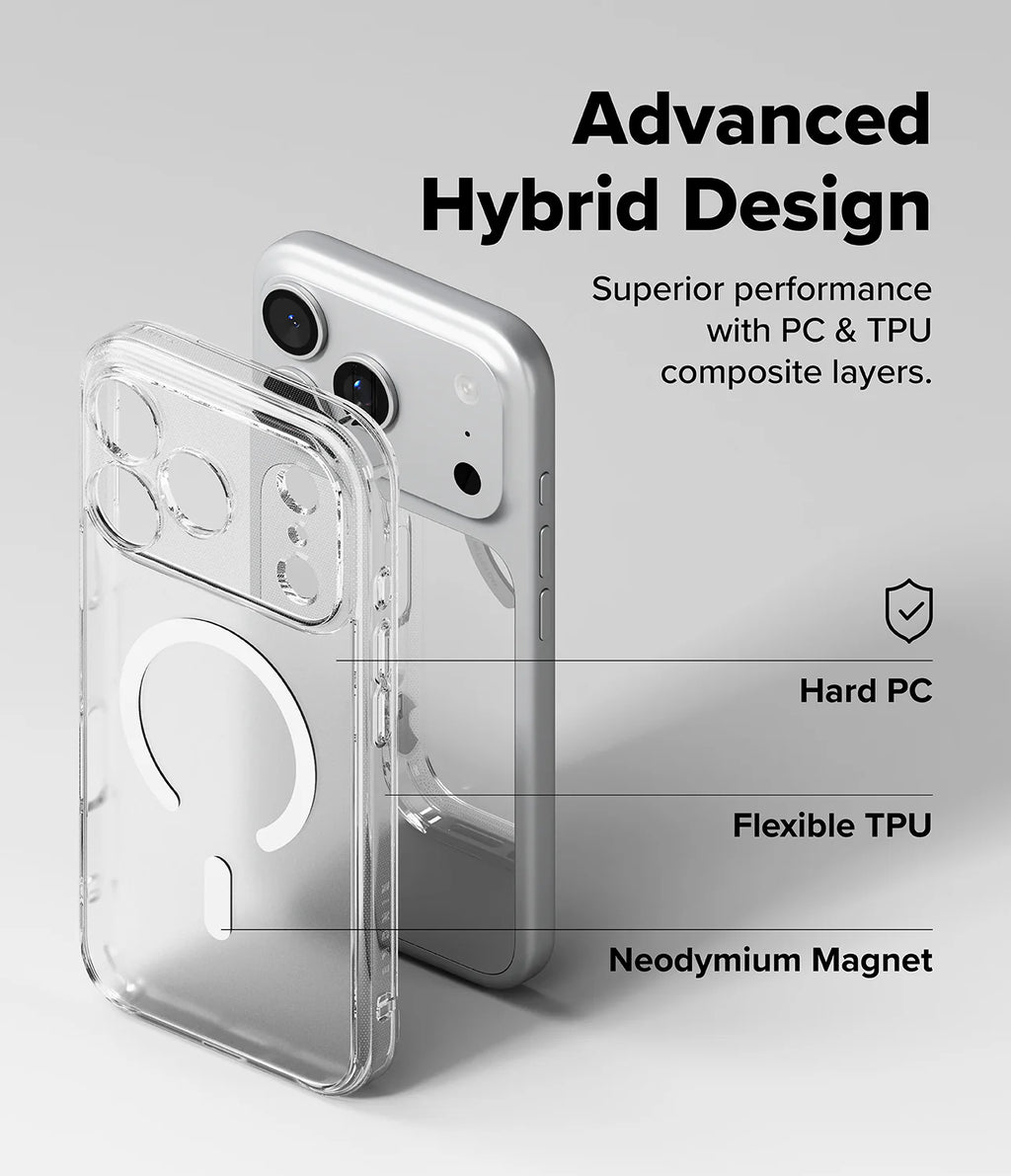 Cover iPhone 17 Pro Max | Fusion Magnetic Clear Matte