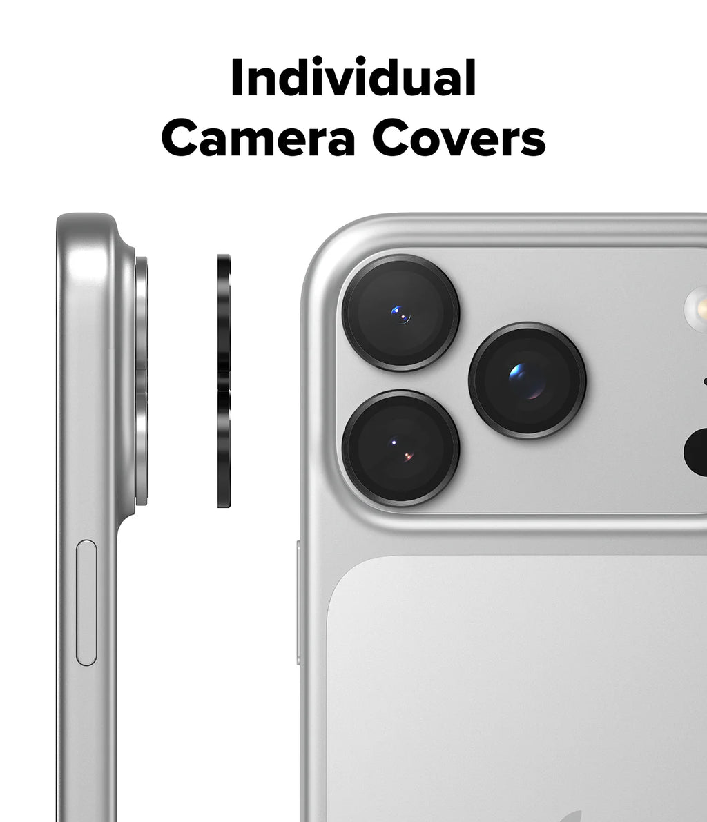 Protectores de lentes de cámara iPhone 17 Pro Max / 17 Pro