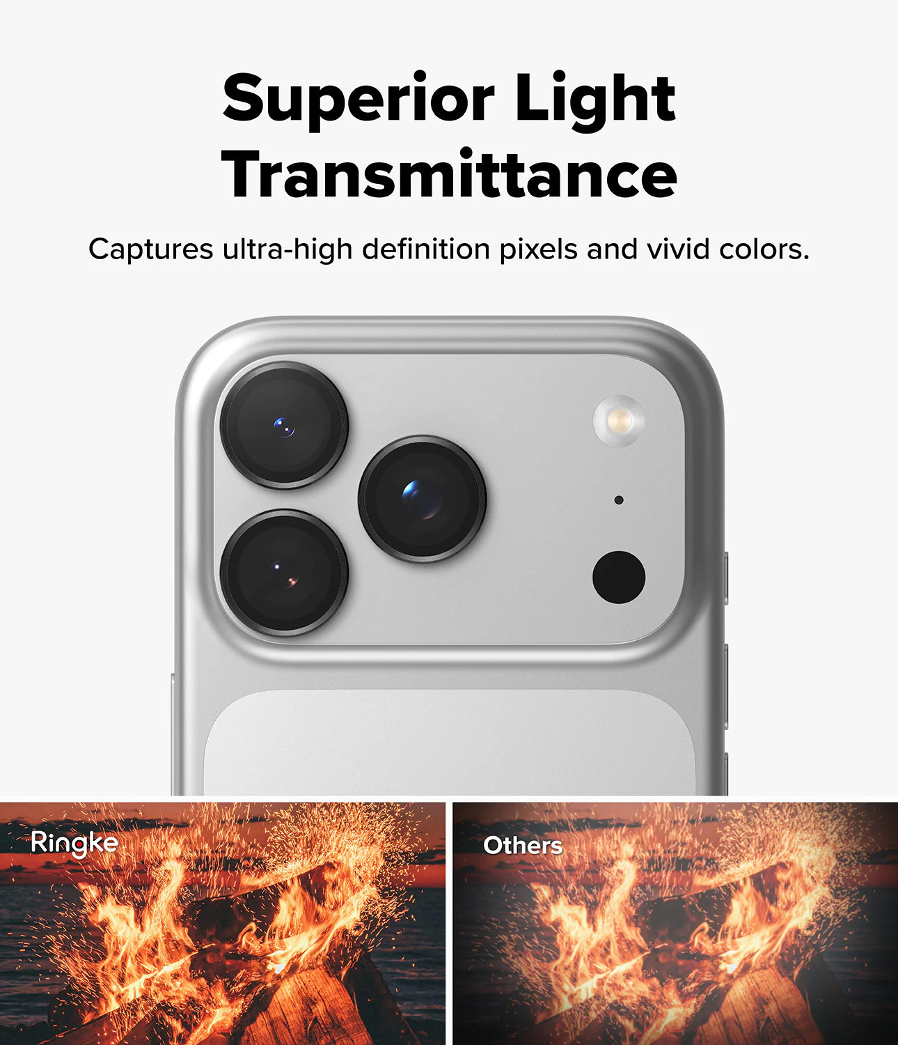 Protectores de lentes de cámara iPhone 17 Pro Max / 17 Pro