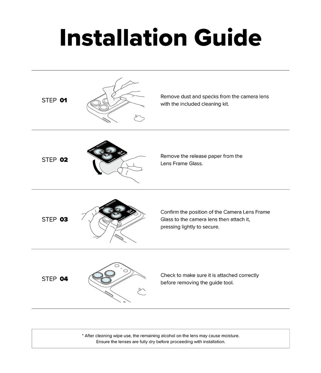 Protectores de lentes de cámara iPhone 17 Pro Max / 17 Pro