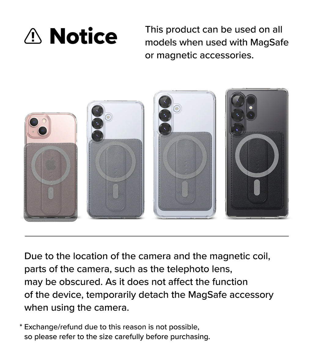 Cartera MagSafe Multi uso | Slide Grip Wallet Magnetic