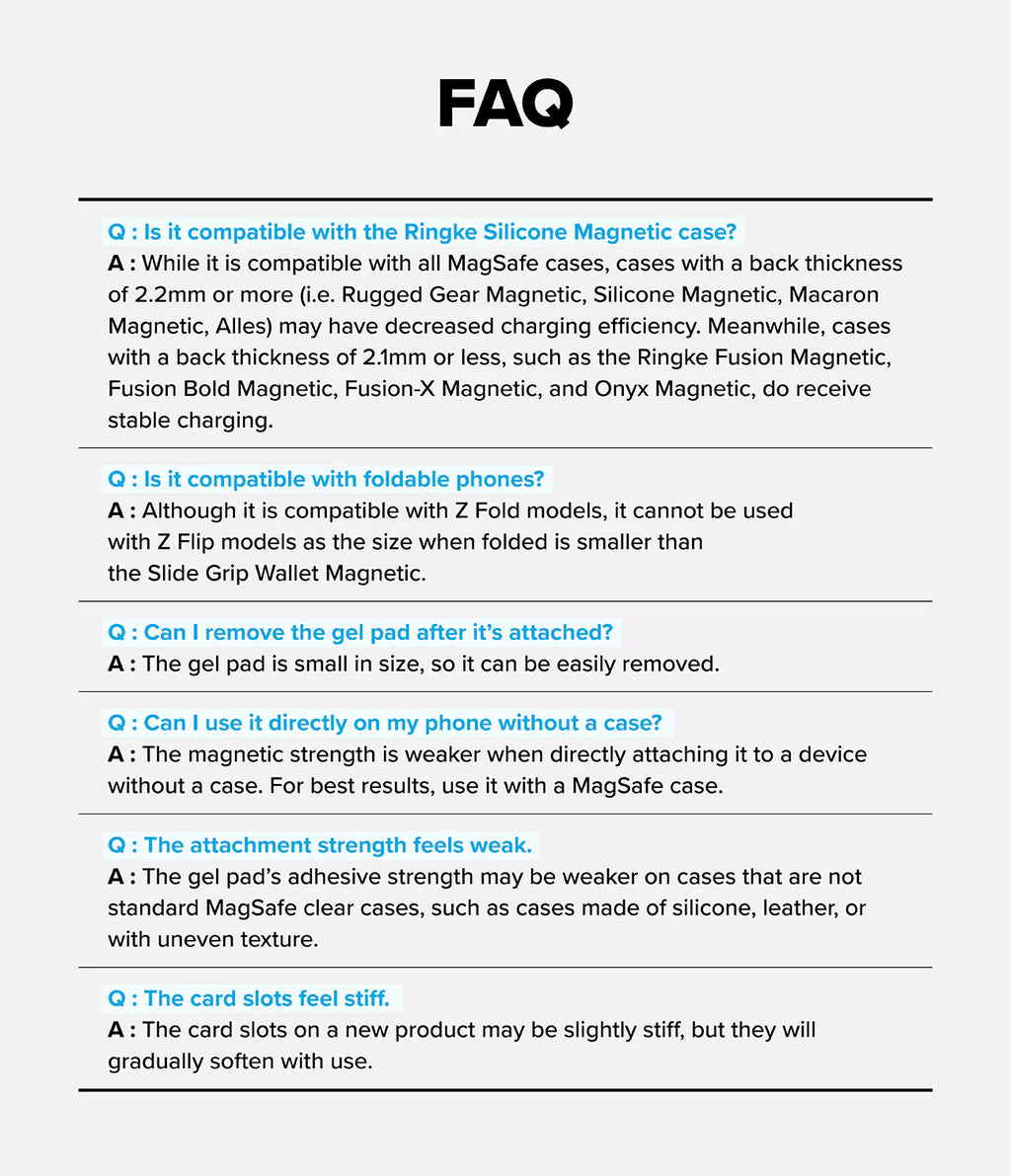 Cartera MagSafe Multi uso | Slide Grip Wallet Magnetic