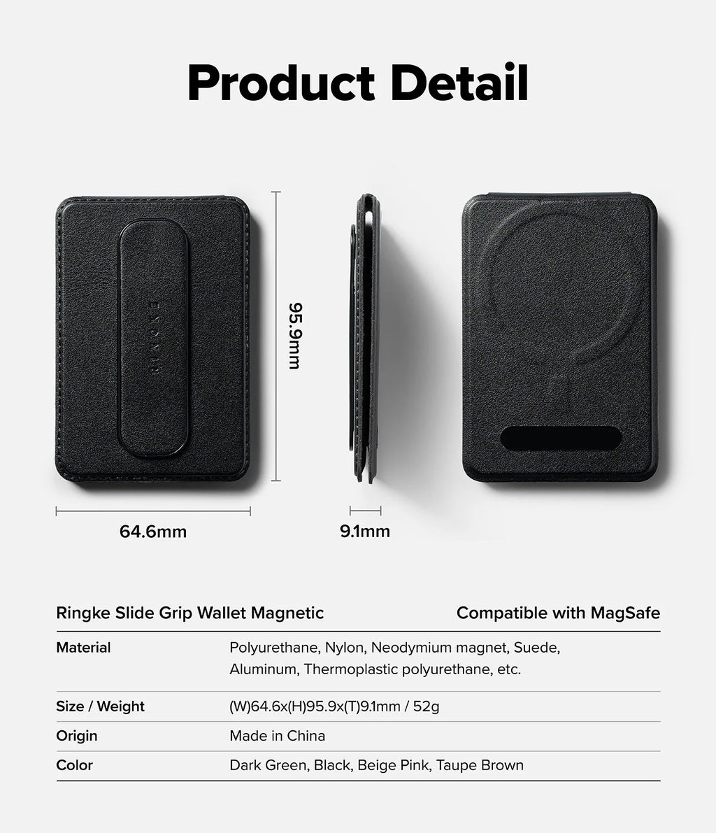Cartera MagSafe Multi uso | Slide Grip Wallet Magnetic